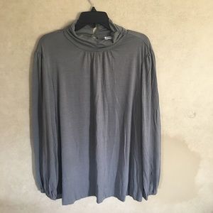 💝Gray Long Sleeve Fashion Bug Turtleneck Shirt